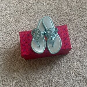 Tory Burch Blue Sandals